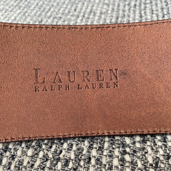 Lauren Ralph Lauren Leather Saddle Belt - Picture 5 of 17